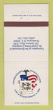 Matchbook Cover - Commission Bicentennial Washington DC 1987 30 Strike