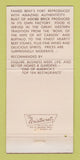 Matchbook Cover - The Fort Restaurant Morrison Colorado 30 Strike
