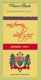 Matchbook Cover - La Gorce Country Club Miami Beach FL 30 Strike
