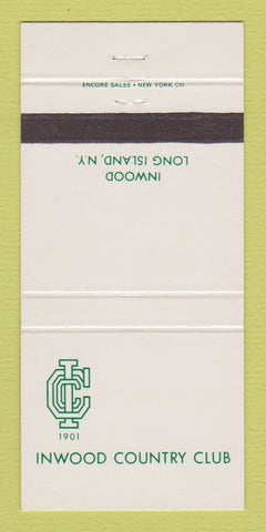 Matchbook Cover - Inwood Country Club LI NY 30 Strike