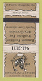 Matchbook Cover - Golden Horseshoe Restaurant Tavern Orangeville ON 30 Strike