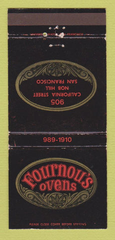 Matchbook Cover - Fournou's Ovens San Francisco CA 30 Strike