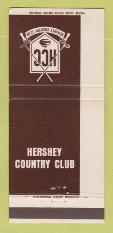 Matchbook Cover - Hershey Country Club PA 30 Strike