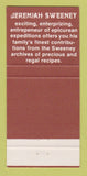 Matchbook Cover - Jeremiah Sweeney's Restaurant Orland Park IL 30 Strike