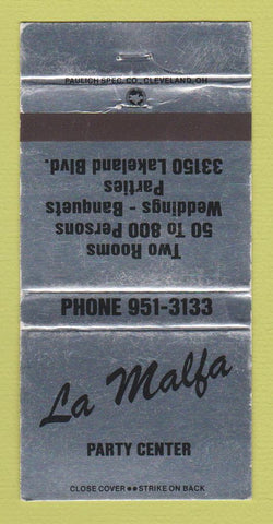Matchbook Cover - La Malfa Party Center WEAR 30 Strike