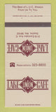 Matchbook Cover - Union Lake Cafe Seattle WA 30 Strike