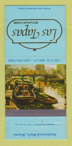 Matchbook Cover - Las Tapas Restaurant Miami FL 30 Strike