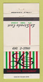 Matchbook Cover - LA Strada East Restaurant New York City WEAR 30 Strike