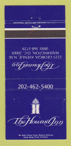 Matchbook Cover - The Howard Inn Washington DC 30 Strike