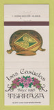 Matchbook Cover Las Casuelas Restaurants Palm Springs CA Rancho Mirage 30 Strike