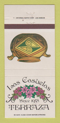 Matchbook Cover Las Casuelas Restaurants Palm Springs CA Rancho Mirage 30 Strike