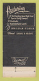 Matchbook Cover - Jack Thurman's Restaurant Kalamazoo MI 30 Strike