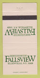 Matchbook Cover - Fallsview Resort Country Club Ellenville NY WEAR 30 Strike