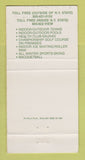 Matchbook Cover - Fallsview Resort Country Club Ellenville NY WEAR 30 Strike
