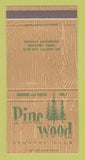 Matchbook Cover - Pine Wood Country Club Slidell LA 30 Strike