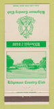 Matchbook Cover - Ridgemoor Country Club 30 Strike