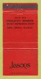 Matchbook Cover - Jasons Restaurant Burbank CA WEAR 30 Strike