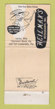 Matchbook Cover - Heilman's Restaurants Lorain OH Clearwater Beach FL 30 Strike