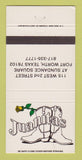 Matchbook Cover - Juanita's Restaurant Fort Worth TX 30 Strike