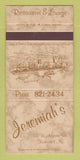 Matchbook Cover - Jeremiah's Restaurant Kirkwood MO 30 Strike