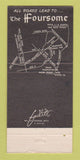 Matchbook Cover - Foursome Steak Pub Brooklyn NY 30 Strike