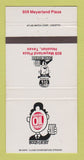 Matchbook Cover - Houston Oil Company Restaurant Houston TX 30 Strike