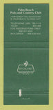 Matchbook Cover - Palm Beach Polo and Country Club FL 30 Strike
