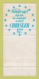 Matchbook Cover - 1967 Chrysler Boyk Sales Boyk AB 30 Strike