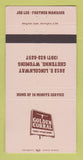 Matchbook Cover - Golden Corral Restaurant Cheyenne WY 30 Strike