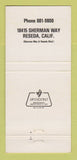 Matchbook Cover - Chuck Landis' Country Club Reseda CA 30 Strike