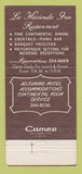 Matchbook Cover - La Hacienda Inn Los Gatos CA 30 Strike