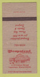 Matchbook Cover - Homestead Restaurant Lewiston ME 30 Strike