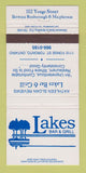 Matchbook Cover - Lakes Bar Grill Toronto ON 30 Strike