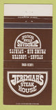 Matchbook Cover - Jeremiah's Steak House Las Vegas NV Colton CA 30 Strike