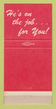 Matchbook Cover - Charles Chamberlain Congress Election WEAR 30 Strike