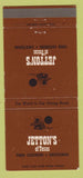Matchbook Cover - Jetton's Restaurants Dallas Fort Worth TX WEAR 30 Strike