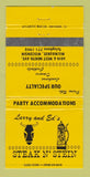 Matchbook Cover - Larry & Ed's Steak n Stein Milwaukee WI WEAR 30 Strike