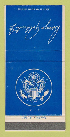 Matchbook Cover - Barry M Goldwater Jr Representative CA California 30 Strike