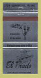 Matchbook Cover - El Prado Restaurant Fresno CA 30 Strike