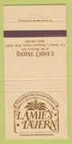 Matchbook Cover - Lamie's Tavern Hampton Center NH 30 Strike