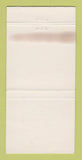 Matchbook Cover - Flanagans Restaurant London UK 30 Strike