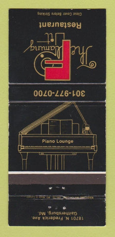 Matchbook Cover - The Flaming Pit Restaurant Gaithersburg MD 30 Strike