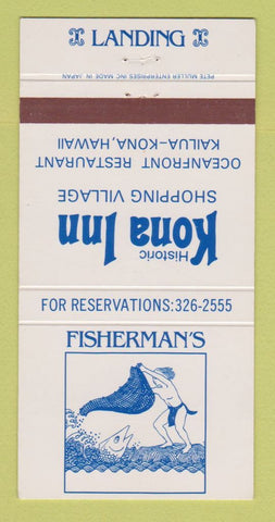 Matchbook Cover - Kona Inn Kailua Kona Hawaii 30 Strike