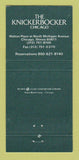 Matchbook Cover - Knickerbocker Hotel Chicago IL Prince of Wales 30 Strike