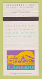 Matchbook Cover - Laredo Restaurant Los Angeles CA 30 Strike
