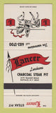Matchbook Cover - Lancer Restaurant Buffalo NY 30 Strike