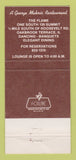 Matchbook Cover - Flame Prime Steaks Oakbrook Terrace IL WEAR 30 Strike