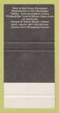 Matchbook Cover - Karl's Schnitzel Steak Penticton BC 30 Strike
