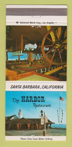 Matchbook Cover - Harbor Restaurant Santa Barbara CA 30 Strike