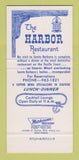 Matchbook Cover - Harbor Restaurant Santa Barbara CA 30 Strike